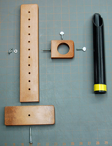 Parts to make the vacuum holder.